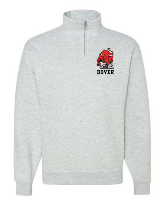 1/4 Zip Sweatshirt- Embroidery Left Chest