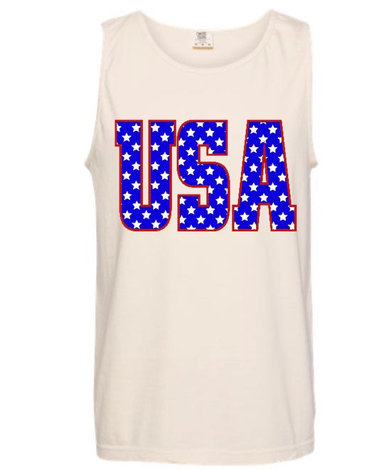 USA Stars- Ivory