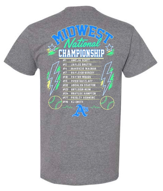A’s Midwest Championship 2026- FRONT & BACK