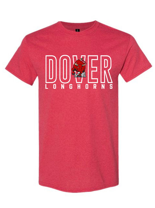Dover Longhorns- Heathered Red