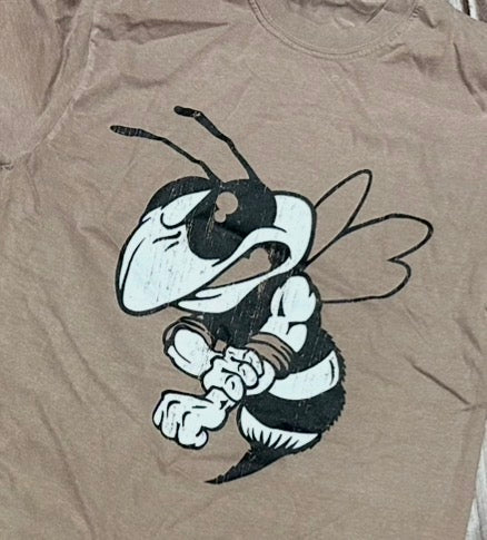 Yellowjacket Mascot- Brown