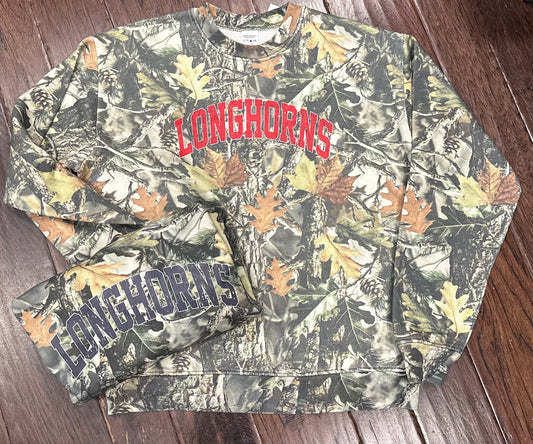Camo-Longhorns- Red