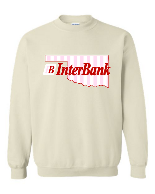 Interbank- Pink Stripe Solid Words