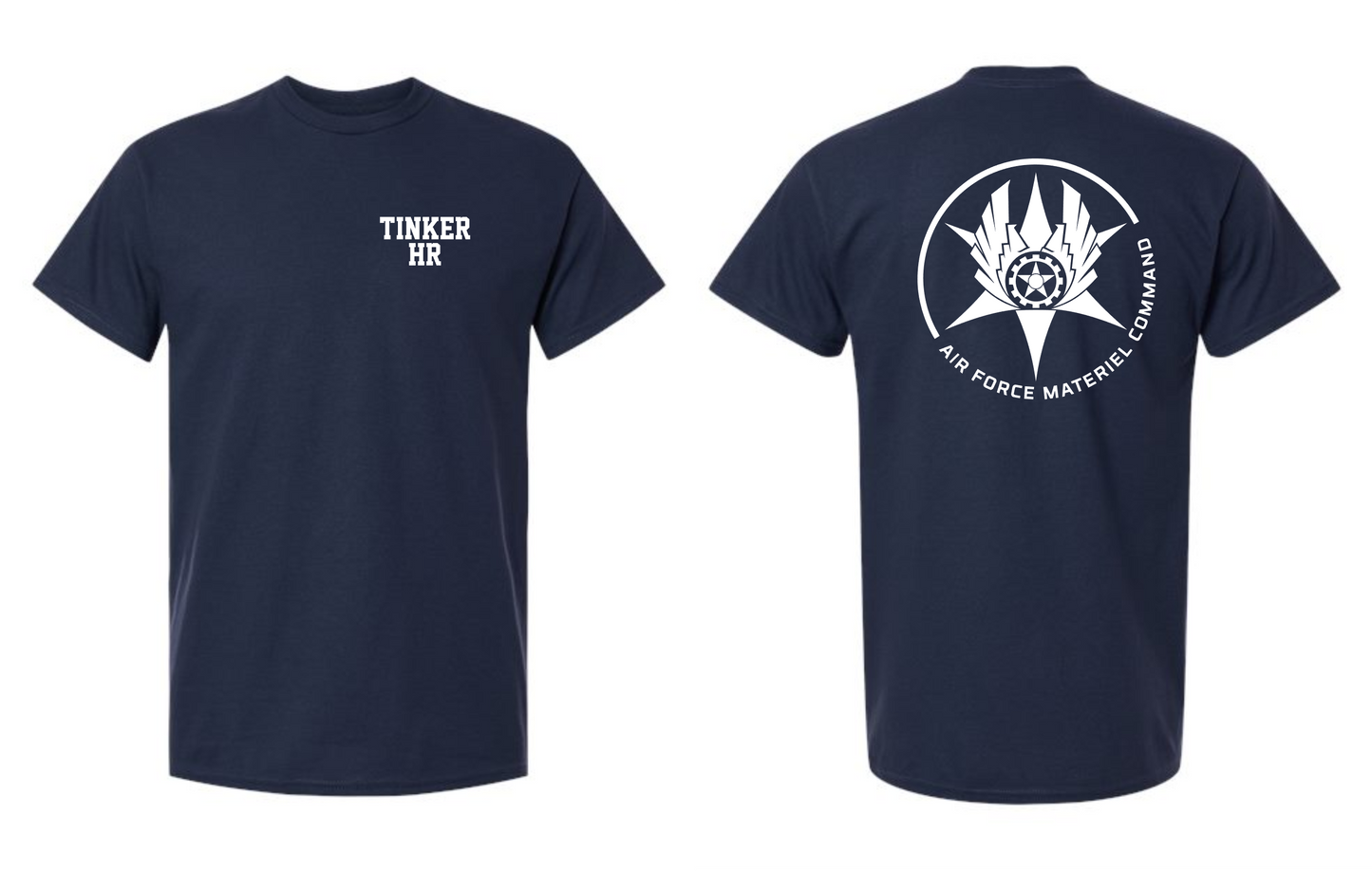 Tinker HR- Logo Back- Military Green, Navy & Kelly Green