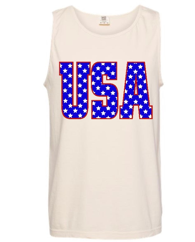 USA Stars- Ivory