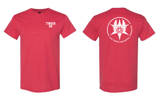 Tinker HR- Logo Back- Gray, Black, Red Shirts