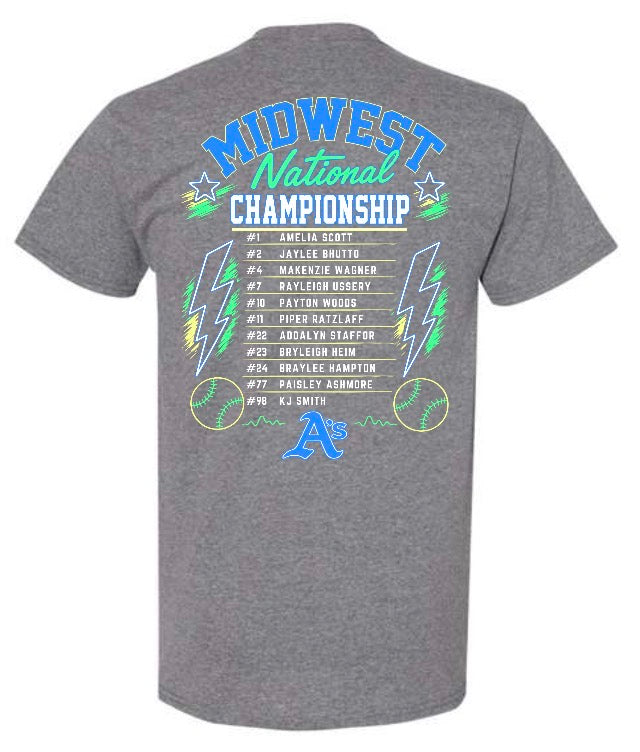A’s Midwest Championship 2026- FRONT & BACK