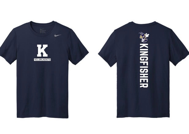 K Yellowjackets with KINGFISHER Back- NAVY & GRAY