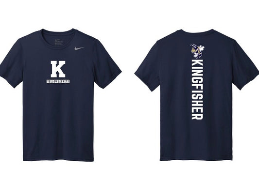 K Yellowjackets with KINGFISHER Back- NAVY & GRAY