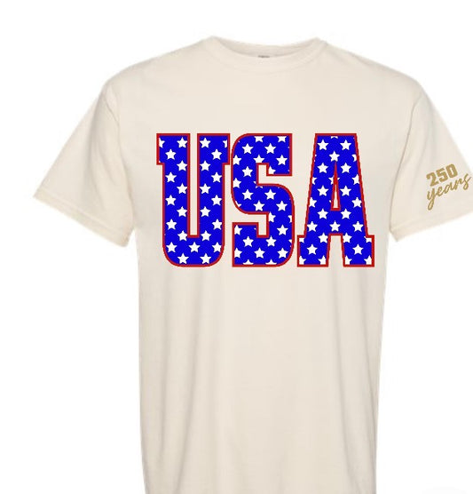 USA Stars- Ivory