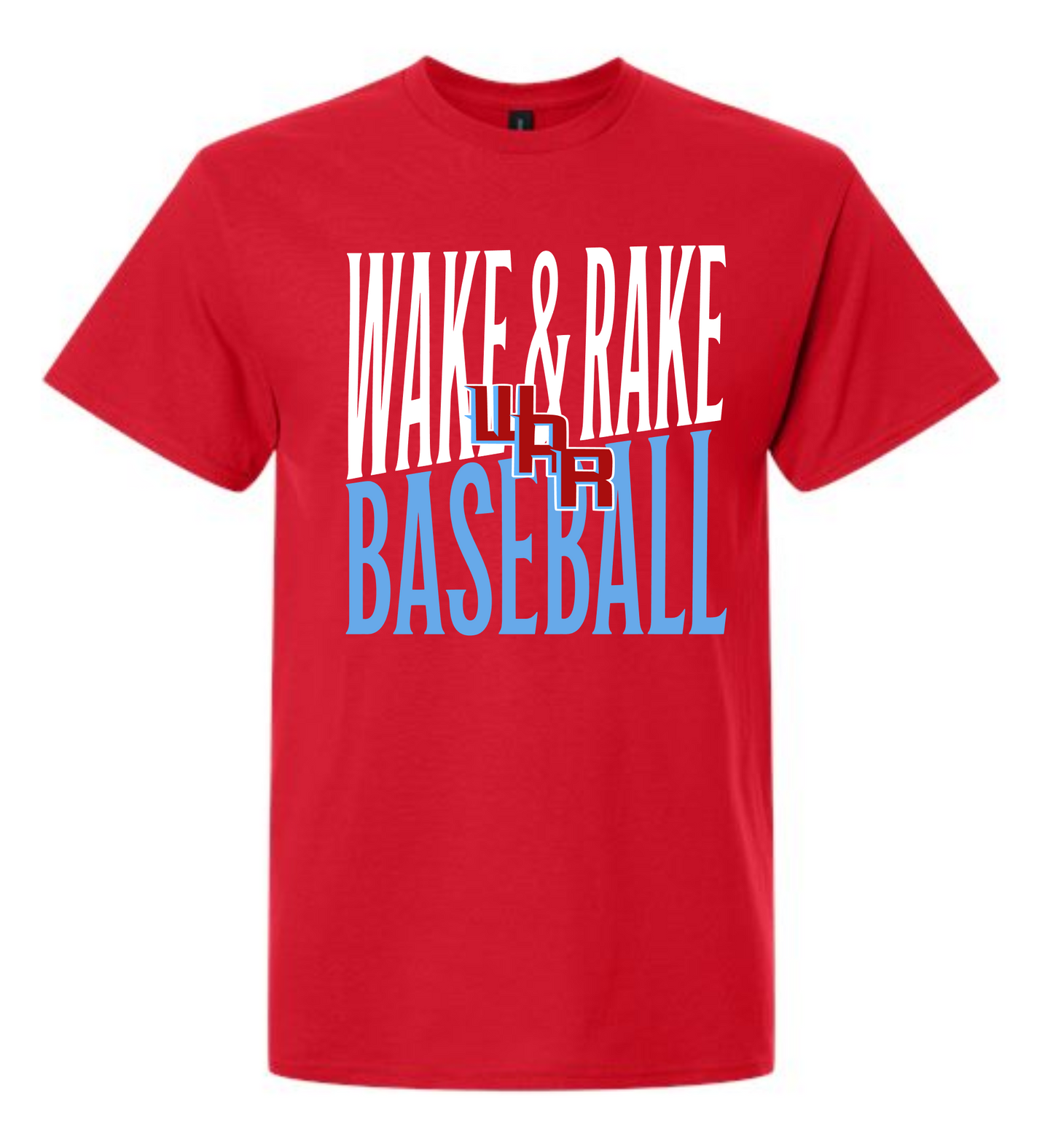 Wake & Rake Baseball 2026- Red & Carolina Blue