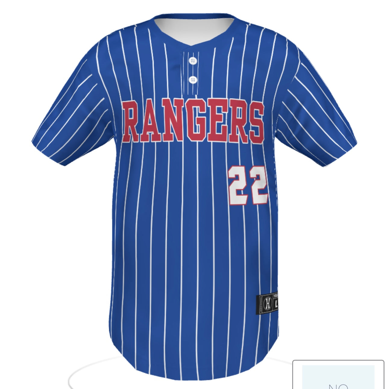 Rangers 2 Button Sub Jersey