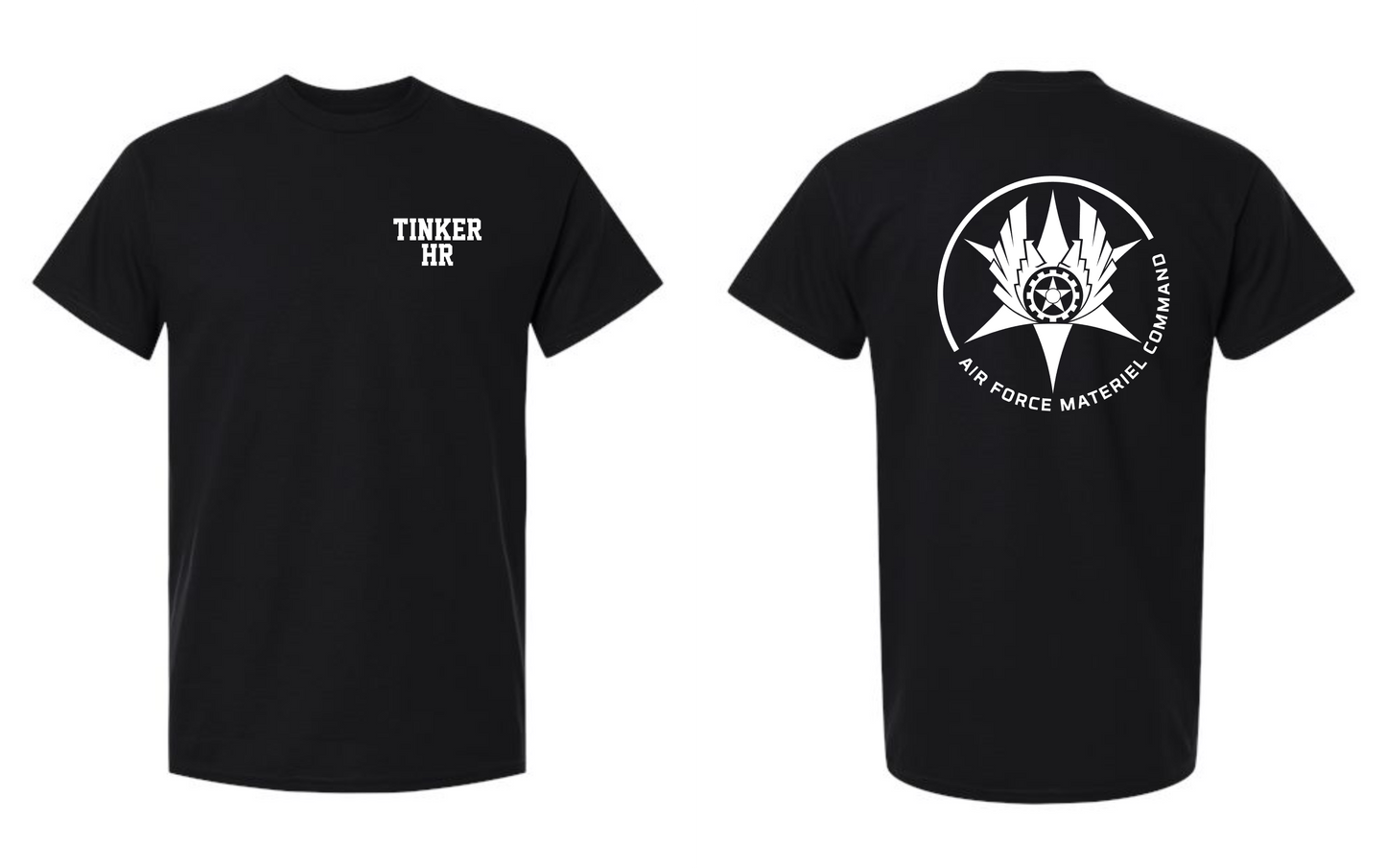 Tinker HR- Logo Back- Gray, Black, Red Shirts