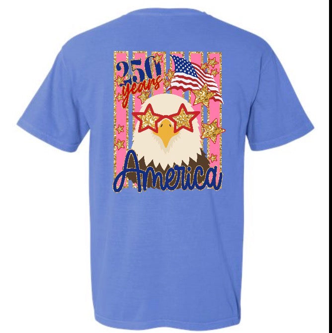 Eagle-250- Pink & Flo Blue