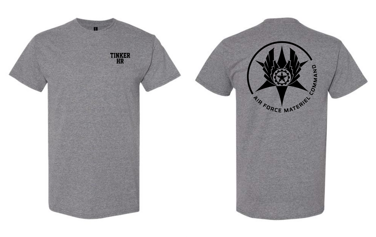 Tinker HR- Logo Back- Gray, Black, Red Shirts