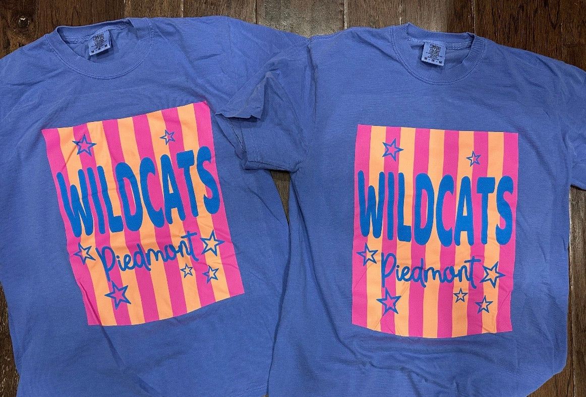 Piedmont Wildcats Stripe