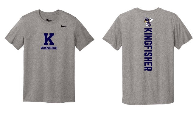 K Yellowjackets with KINGFISHER Back- NAVY & GRAY