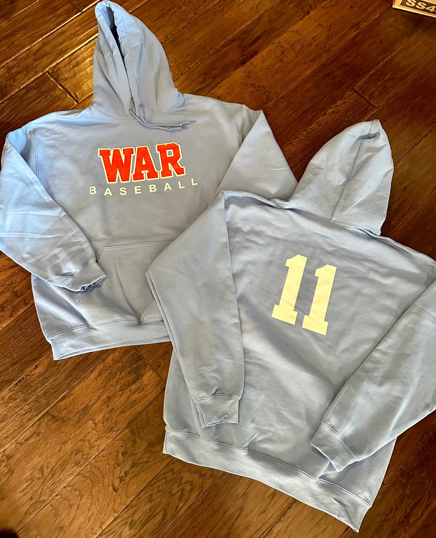 WAR Baseball Player Hoody